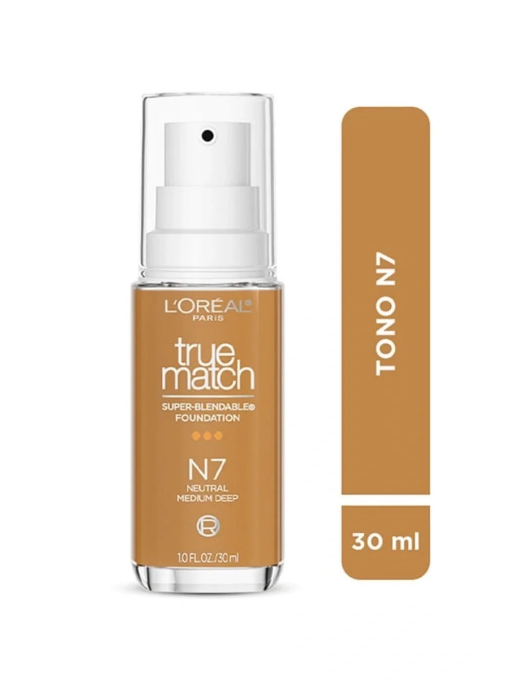 L'Oréal Paris Liquid Foundation N7 Neutral Medium Deep